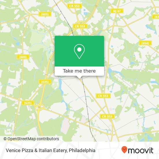 Venice Pizza & Italian Eatery map