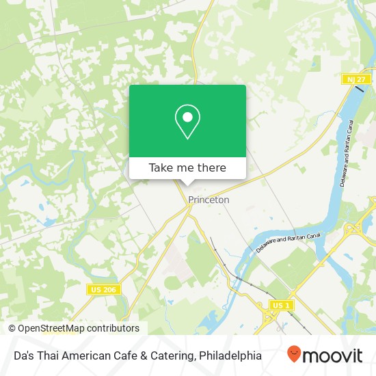 Mapa de Da's Thai American Cafe & Catering