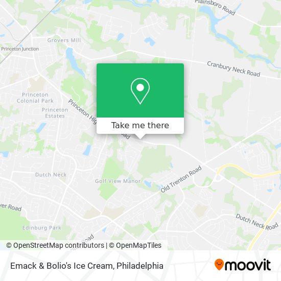 Emack & Bolio's Ice Cream map