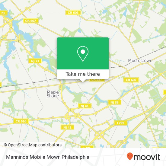 Manninos Mobile Mowr map