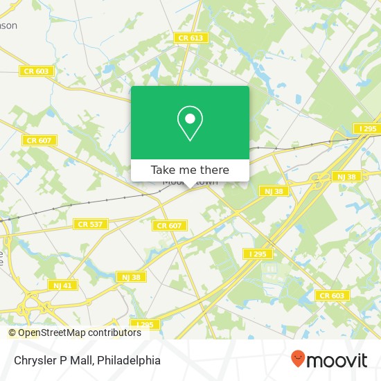 Mapa de Chrysler P Mall
