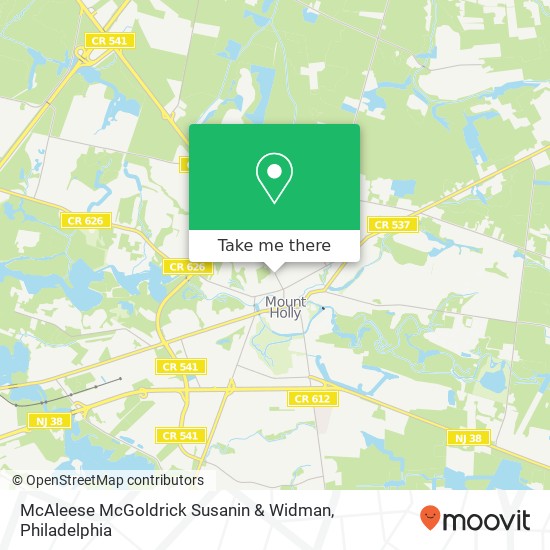 Mapa de McAleese McGoldrick Susanin & Widman