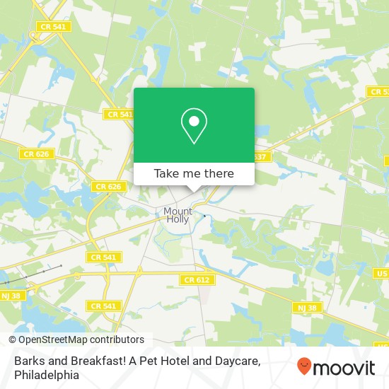 Barks and Breakfast! A Pet Hotel and Daycare map