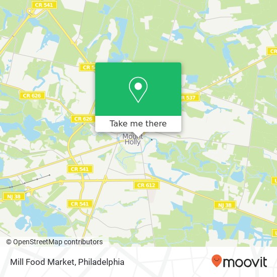 Mapa de Mill Food Market