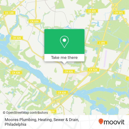 Mapa de Moores Plumbing, Heating, Sewer & Drain