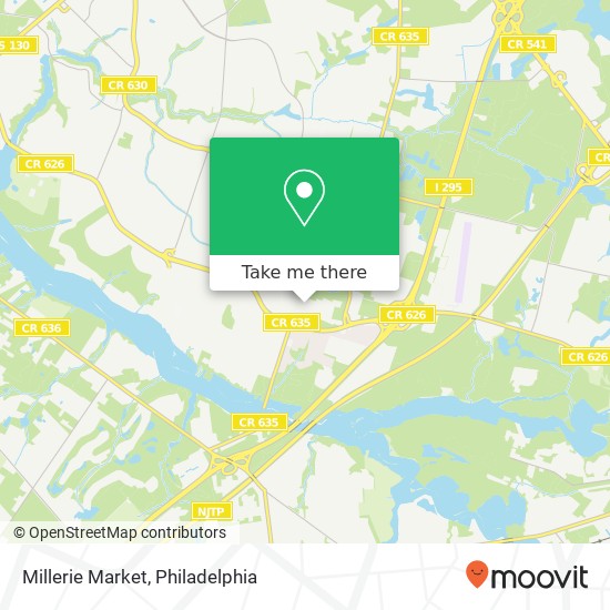 Mapa de Millerie Market