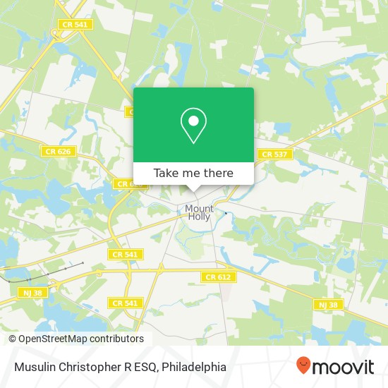 Musulin Christopher R ESQ map