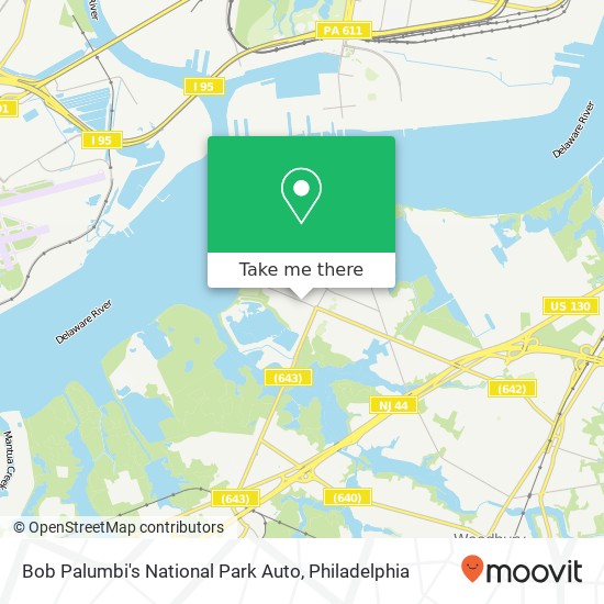 Mapa de Bob Palumbi's National Park Auto