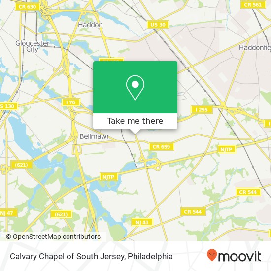 Calvary Chapel of South Jersey map