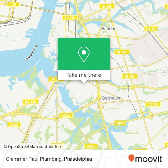 Mapa de Clemmer Paul Plumbing