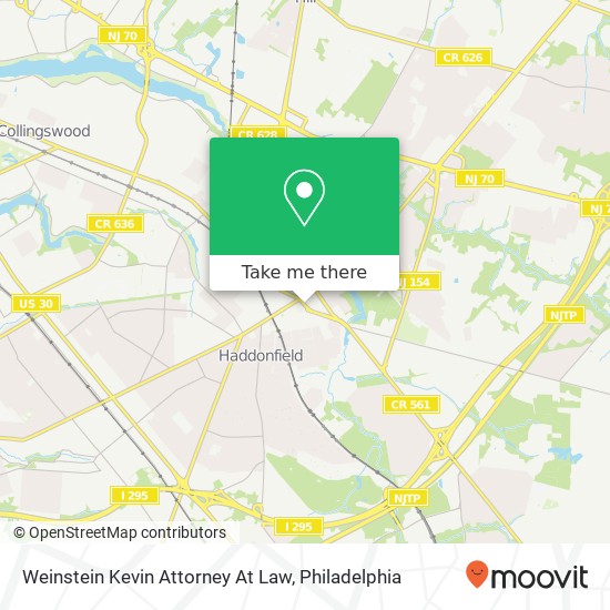 Weinstein Kevin Attorney At Law map