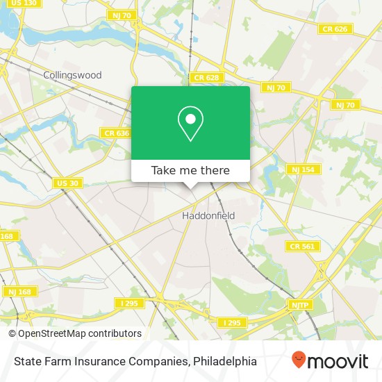 State Farm Insurance Companies map