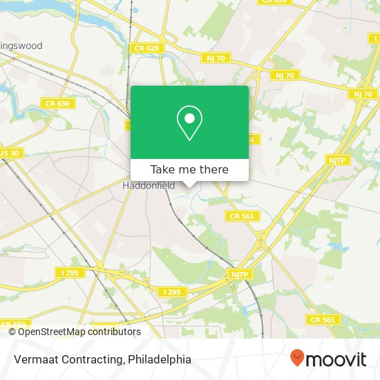 Vermaat Contracting map