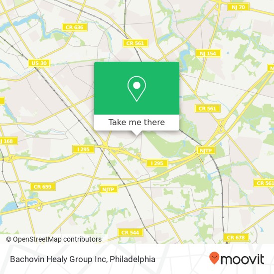 Bachovin Healy Group Inc map