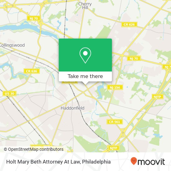 Holt Mary Beth Attorney At Law map