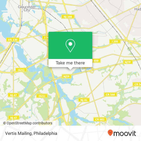 Vertis Mailing map