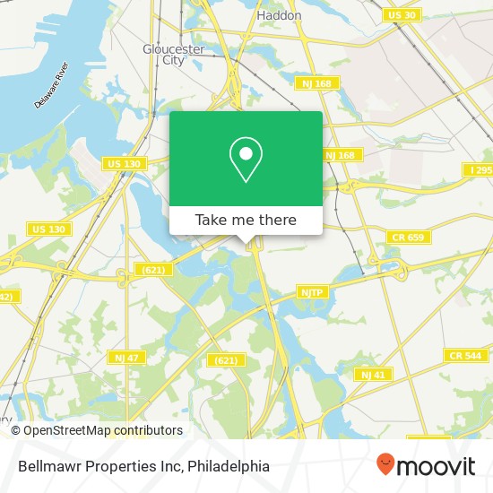 Mapa de Bellmawr Properties Inc