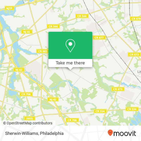 Sherwin-Williams map