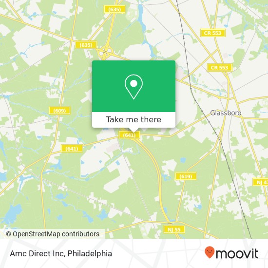 Mapa de Amc Direct Inc