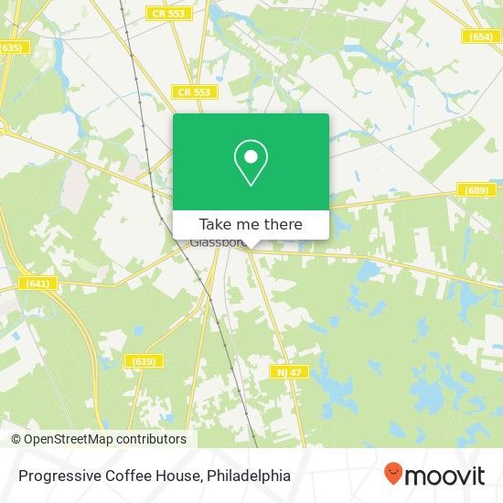 Mapa de Progressive Coffee House