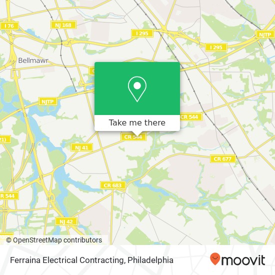 Mapa de Ferraina Electrical Contracting