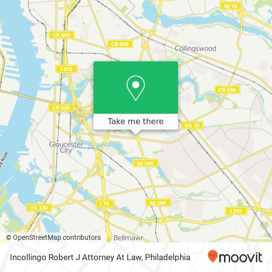 Incollingo Robert J Attorney At Law map