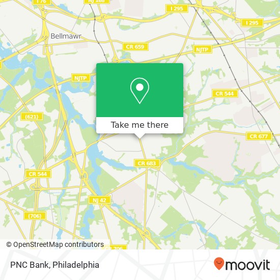 PNC Bank map