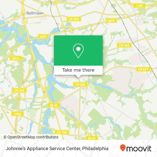 Johnnie's Appliance Service Center map