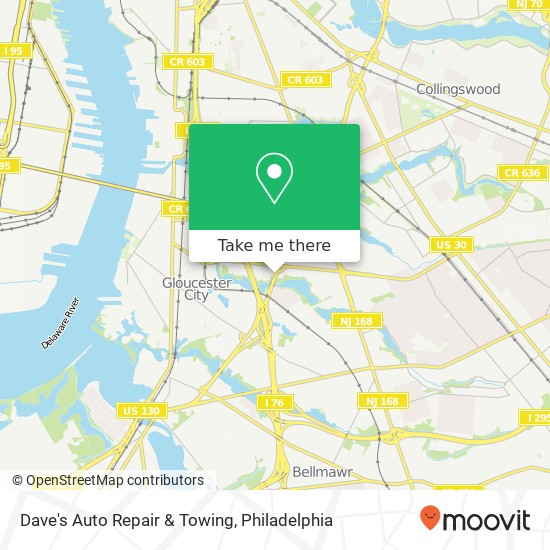 Dave's Auto Repair & Towing map