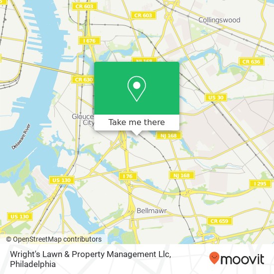 Wright's Lawn & Property Management Llc map