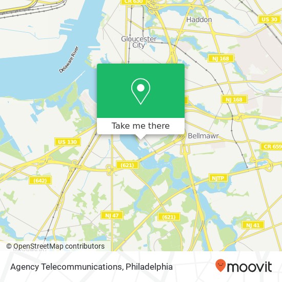 Agency Telecommunications map