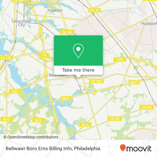 Bellwawr Boro Ems Billing Info map