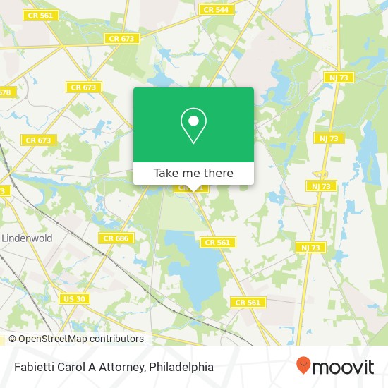 Fabietti Carol A Attorney map