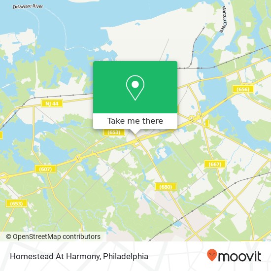 Mapa de Homestead At Harmony