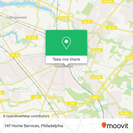 Htf Home Services map