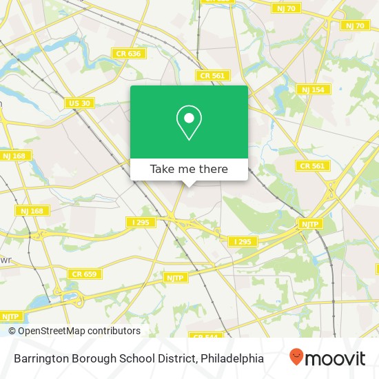 Barrington Borough School District map