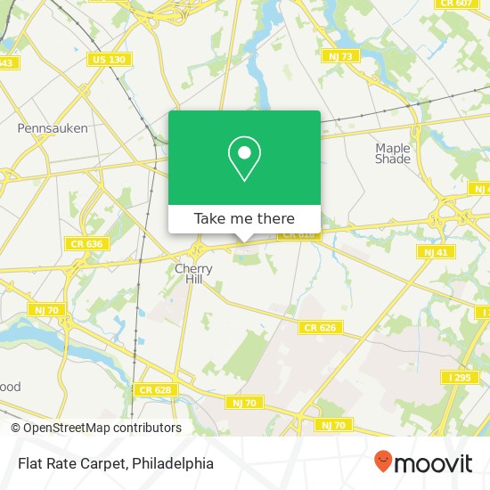 Mapa de Flat Rate Carpet