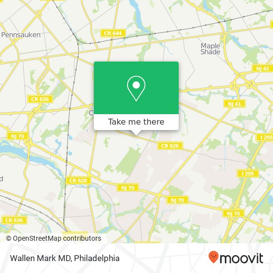 Wallen Mark MD map