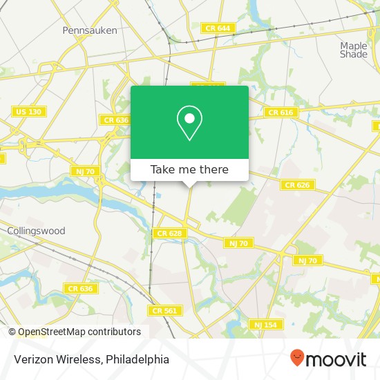 Verizon Wireless map