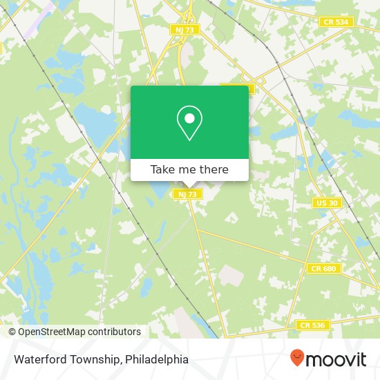 Mapa de Waterford Township