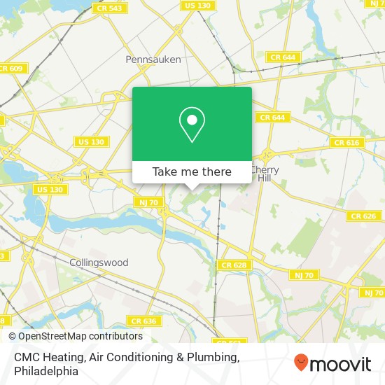CMC Heating, Air Conditioning & Plumbing map
