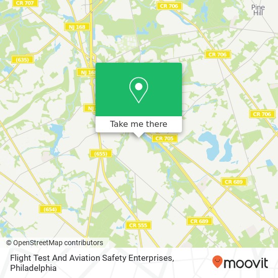 Flight Test And Aviation Safety Enterprises map