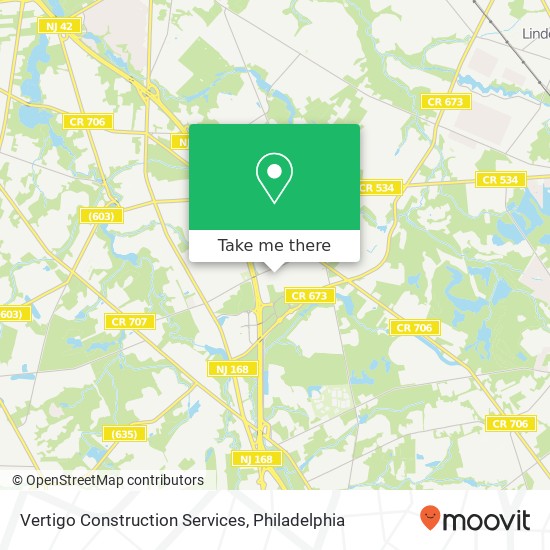 Mapa de Vertigo Construction Services