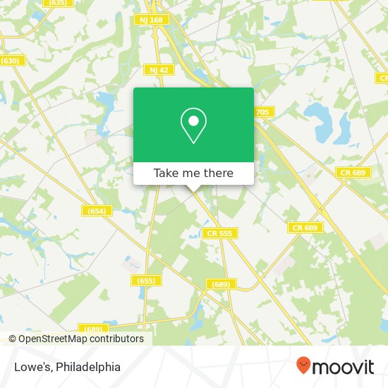 Lowe's map