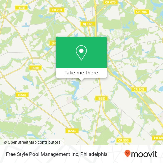 Free Style Pool Management Inc map