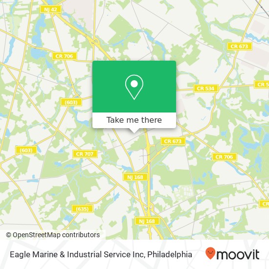 Eagle Marine & Industrial Service Inc map