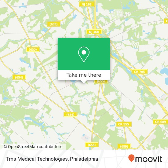 Tms Medical Technologies map