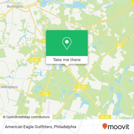 American Eagle Outfitters map