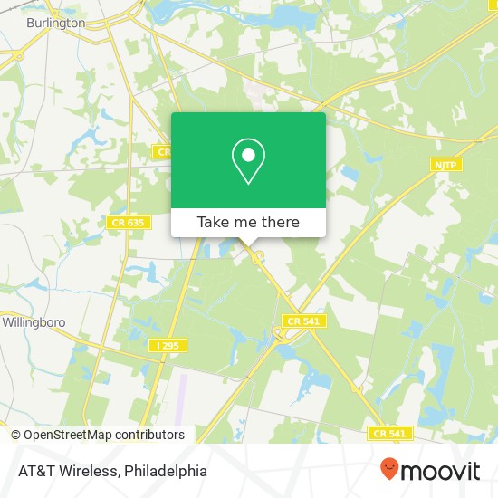 AT&T Wireless map