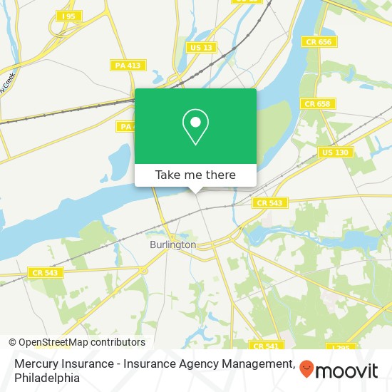 Mercury Insurance - Insurance Agency Management map